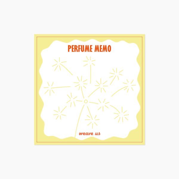 위브어스 x PERFUME MEMO 떡메모지